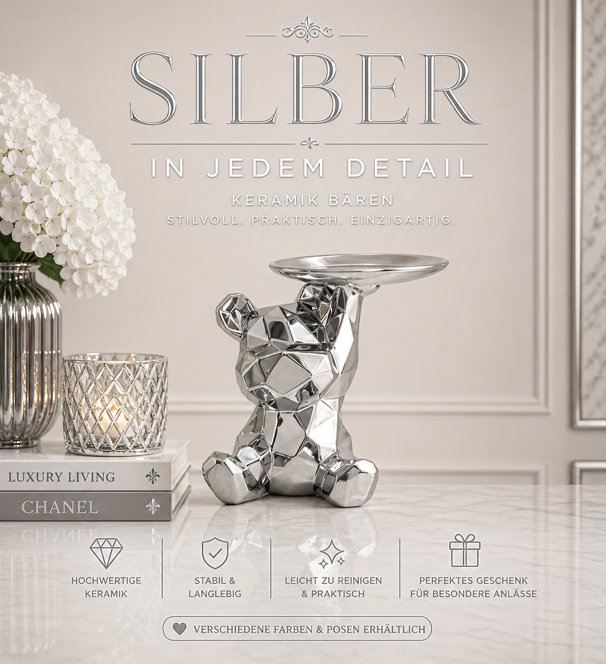 Stylischer Organizer für Schlüssel, Schmuck & Kleinkram
